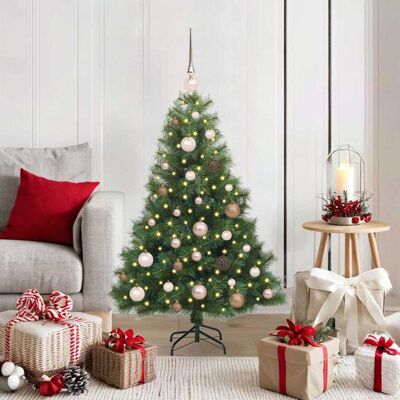 vidaXL Künstlicher Weihnachtsbaum mit 150 LEDs Grün 120 cm PE und PVC - Grün vidaXL Künstlicher Weihnachtsbaum mit 150 LEDs Grün 120 cm PE und PVC - Grün