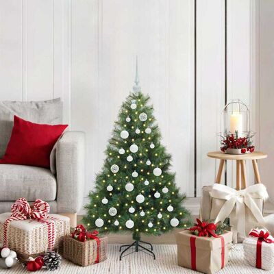 vidaXL Künstlicher Weihnachtsbaum mit 150 LEDs Grün 120 cm PE und PVC - Grün vidaXL Künstlicher Weihnachtsbaum mit 150 LEDs Grün 120 cm PE und PVC - Grün