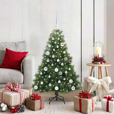 vidaXL Künstlicher Weihnachtsbaum mit 150 LEDs Grün 120 cm PE und PVC - Grün vidaXL Künstlicher Weihnachtsbaum mit 150 LEDs Grün 120 cm PE und PVC - Grün