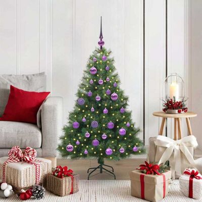 vidaXL Künstlicher Weihnachtsbaum mit 150 LEDs Grün 120 cm PE und PVC - Grün vidaXL Künstlicher Weihnachtsbaum mit 150 LEDs Grün 120 cm PE und PVC - Grün