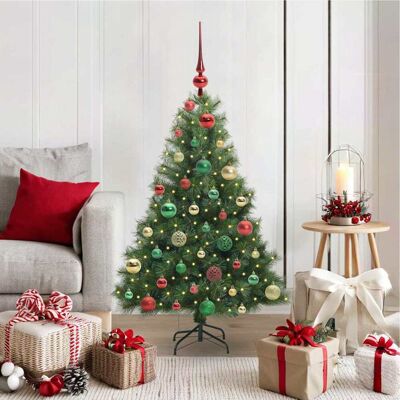 vidaXL Künstlicher Weihnachtsbaum mit 150 LEDs Grün 120 cm PE und PVC - Grün vidaXL Künstlicher Weihnachtsbaum mit 150 LEDs Grün 120 cm PE und PVC - Grün