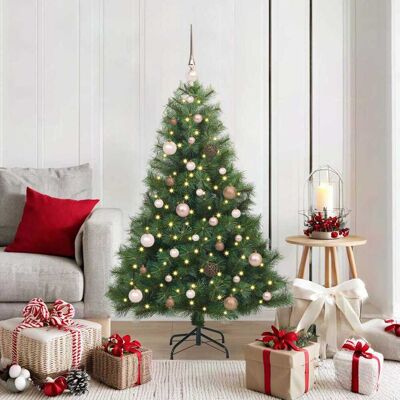 vidaXL Künstlicher Weihnachtsbaum mit 150 LEDs Grün 150 cm PE und PVC - Grün vidaXL Künstlicher Weihnachtsbaum mit 150 LEDs Grün 150 cm PE und PVC - Grün