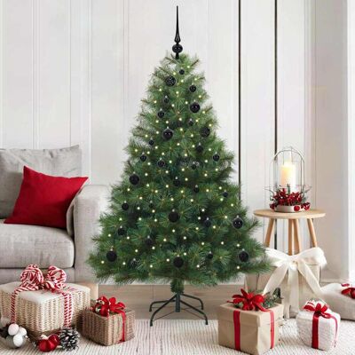 vidaXL Künstlicher Weihnachtsbaum mit 150 LEDs Grün 150 cm PE und PVC - Grün vidaXL Künstlicher Weihnachtsbaum mit 150 LEDs Grün 150 cm PE und PVC - Grün