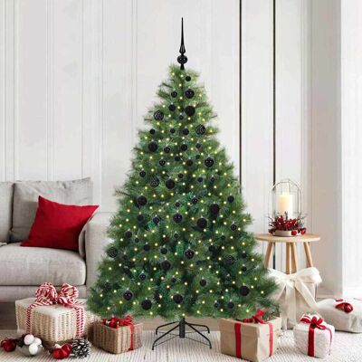 vidaXL Künstlicher Weihnachtsbaum mit 300 LEDs Grün 180 cm PE und PVC - Grün vidaXL Künstlicher Weihnachtsbaum mit 300 LEDs Grün 180 cm PE und PVC - Grün