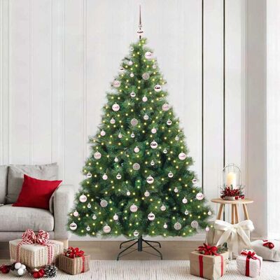 vidaXL Künstlicher Weihnachtsbaum mit 300 LEDs Grün 210 cm PE und PVC - Grün vidaXL Künstlicher Weihnachtsbaum mit 300 LEDs Grün 210 cm PE und PVC - Grün