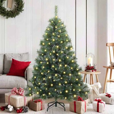 vidaXL Künstlicher Weihnachtsbaum mit 150 LEDs Grün 150 cm PE und PVC - Grün vidaXL Künstlicher Weihnachtsbaum mit 150 LEDs Grün 150 cm PE und PVC - Grün