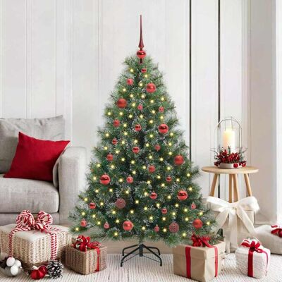 vidaXL Künstlicher Weihnachtsbaum mit 150 LEDs Grün 150 cm PE und PVC - Grün vidaXL Künstlicher Weihnachtsbaum mit 150 LEDs Grün 150 cm PE und PVC - Grün