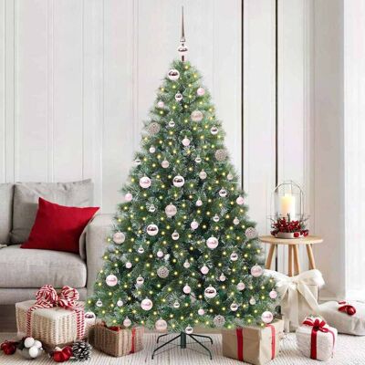 vidaXL Künstlicher Weihnachtsbaum mit 300 LEDs Grün 180 cm PE und PVC - Grün vidaXL Künstlicher Weihnachtsbaum mit 300 LEDs Grün 180 cm PE und PVC - Grün