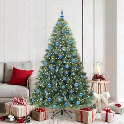 vidaXL Künstlicher Weihnachtsbaum mit 300 LEDs Grün 180 cm PE und PVC - Grün vidaXL Künstlicher Weihnachtsbaum mit 300 LEDs Grün 180 cm PE und PVC - Grün