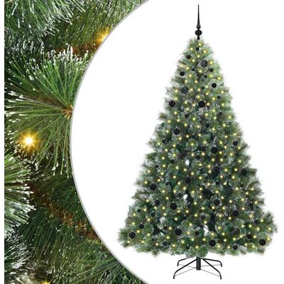 vidaXL Künstlicher Weihnachtsbaum mit 300 LEDs Grün 210 cm PE und PVC - Grün vidaXL Künstlicher Weihnachtsbaum mit 300 LEDs Grün 210 cm PE und PVC - Grün