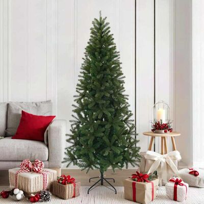 vidaXL Künstlicher Weihnachtsbaum Grün 180 cm PVC, PE und Stahl - Grün vidaXL Künstlicher Weihnachtsbaum Grün 180 cm PVC, PE und Stahl - Grün