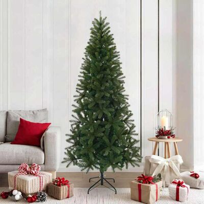 vidaXL Künstlicher Weihnachtsbaum Grün 210 cm PVC, PE und Stahl - Grün vidaXL Künstlicher Weihnachtsbaum Grün 210 cm PVC, PE und Stahl - Grün