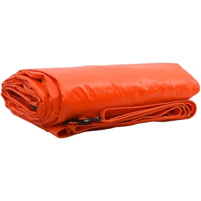 vidaXL Tarpaulin 650g / m² Orange 4 x 7 m Canvas with PVC Coating - Orange vidaXL Tarpaulin 650g / m² Orange 4 x 7 m Canvas with PVC Coating - Orange