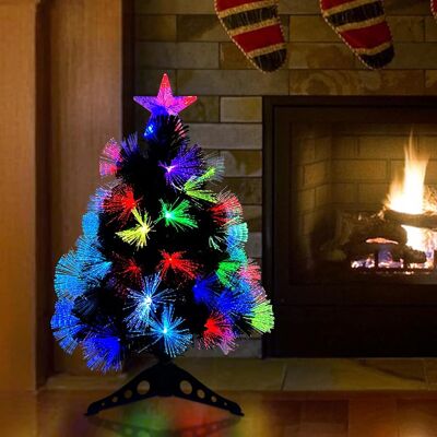 vidaXL Künstlicher Weihnachtsbaum mit 50 LEDs Grün 64 cm PVC - Grün vidaXL Künstlicher Weihnachtsbaum mit 50 LEDs Grün 64 cm PVC - Grün