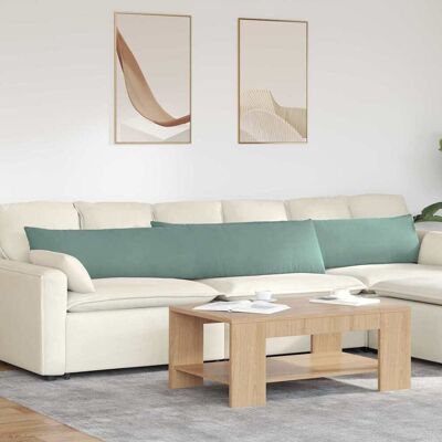 vidaXL Sofakissen 2 pcs Meergrün 200 x 40 cm Cordstoff - Grün vidaXL Sofakissen 2 pcs Meergrün 200 x 40 cm Cordstoff - Grün