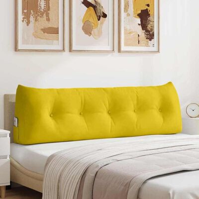 vidaXL Rücken Kissen Gelb 160 x 24 x 50 cm Samt - Gelb vidaXL Rücken Kissen Gelb 160 x 24 x 50 cm Samt - Gelb
