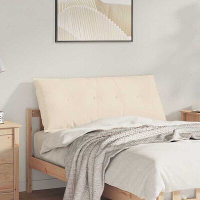 vidaXL Rücken Kissen Beige 120 x 50 cm Mikrofaserstoff - Beige vidaXL Rücken Kissen Beige 120 x 50 cm Mikrofaserstoff - Beige