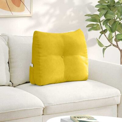 vidaXL Rücken Kissen Gelb 60 x 24 x 50 cm Samt - Gelb vidaXL Rücken Kissen Gelb 60 x 24 x 50 cm Samt - Gelb