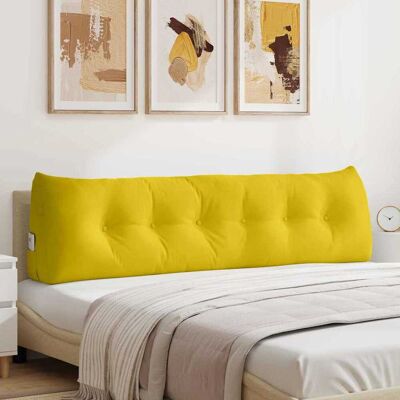 vidaXL Rücken Kissen Gelb 180 x 24 x 50 cm Samt - Gelb vidaXL Rücken Kissen Gelb 180 x 24 x 50 cm Samt - Gelb