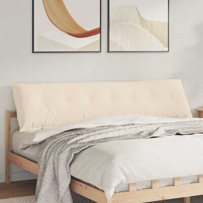 vidaXL Rücken Kissen Beige 200 x 50 cm Mikrofaserstoff - Beige vidaXL Rücken Kissen Beige 200 x 50 cm Mikrofaserstoff - Beige