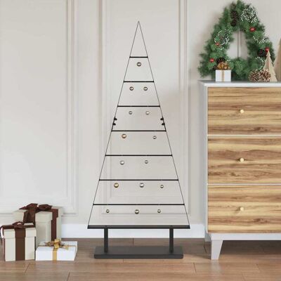 vidaXL Metall Weihnachtsbaum mit Ständer Schwarz 125,5 cm Stahl - Schwarz vidaXL Metall Weihnachtsbaum mit Ständer Schwarz 125,5 cm Stahl - Schwarz