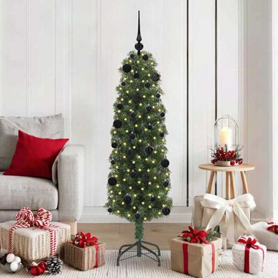 vidaXL Künstlicher Weihnachtsbaum mit 150 LEDs mit Ständer Grün 150 cm - Grün vidaXL Künstlicher Weihnachtsbaum mit 150 LEDs mit Ständer Grün 150 cm - Grün