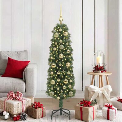 vidaXL Künstlicher Weihnachtsbaum mit 150 LEDs mit Ständer Grün 150 cm - Grün vidaXL Künstlicher Weihnachtsbaum mit 150 LEDs mit Ständer Grün 150 cm - Grün