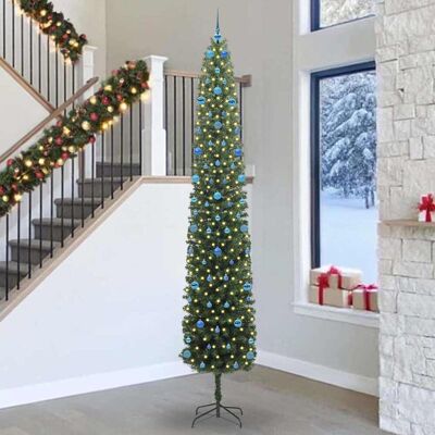 vidaXL Künstlicher Weihnachtsbaum mit 300 LEDs mit Ständer Grün 300 cm - Grün vidaXL Künstlicher Weihnachtsbaum mit 300 LEDs mit Ständer Grün 300 cm - Grün
