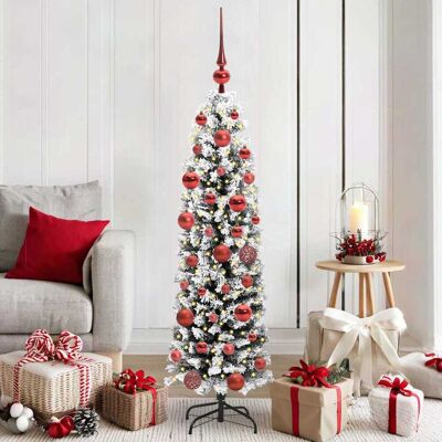vidaXL Künstlicher Weihnachtsbaum mit 150 LEDs mit Ständer Grün 150 cm - Grün vidaXL Künstlicher Weihnachtsbaum mit 150 LEDs mit Ständer Grün 150 cm - Grün