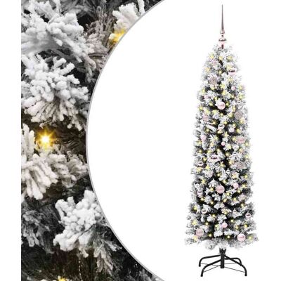 vidaXL Künstlicher Weihnachtsbaum mit 150 LEDs mit Ständer Grün 150 cm - Grün vidaXL Künstlicher Weihnachtsbaum mit 150 LEDs mit Ständer Grün 150 cm - Grün