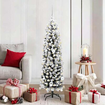 vidaXL Künstlicher Weihnachtsbaum mit 150 LEDs mit Ständer Grün 150 cm - Grün vidaXL Künstlicher Weihnachtsbaum mit 150 LEDs mit Ständer Grün 150 cm - Grün