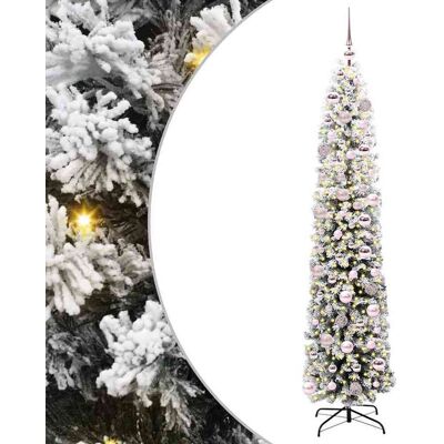 vidaXL Künstlicher Weihnachtsbaum mit 300 LEDs mit Ständer Grün 180 cm - Grün vidaXL Künstlicher Weihnachtsbaum mit 300 LEDs mit Ständer Grün 180 cm - Grün