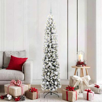vidaXL Künstlicher Weihnachtsbaum mit 300 LEDs mit Ständer Grün 180 cm - Grün vidaXL Künstlicher Weihnachtsbaum mit 300 LEDs mit Ständer Grün 180 cm - Grün