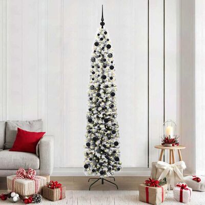 vidaXL Künstlicher Weihnachtsbaum mit 300 LEDs mit Ständer Grün 210 cm - Grün vidaXL Künstlicher Weihnachtsbaum mit 300 LEDs mit Ständer Grün 210 cm - Grün