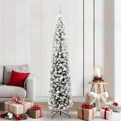 vidaXL Künstlicher Weihnachtsbaum mit 300 LEDs mit Ständer Grün 210 cm - Grün vidaXL Künstlicher Weihnachtsbaum mit 300 LEDs mit Ständer Grün 210 cm - Grün