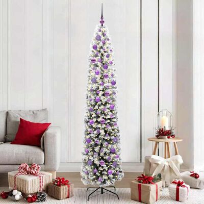 vidaXL Künstlicher Weihnachtsbaum mit 300 LEDs mit Ständer Grün 210 cm - Grün vidaXL Künstlicher Weihnachtsbaum mit 300 LEDs mit Ständer Grün 210 cm - Grün