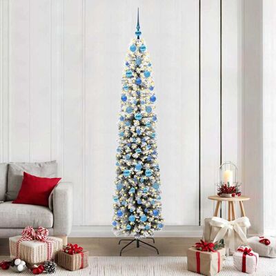 vidaXL Künstlicher Weihnachtsbaum mit 300 LEDs mit Ständer Grün 210 cm - Grün vidaXL Künstlicher Weihnachtsbaum mit 300 LEDs mit Ständer Grün 210 cm - Grün