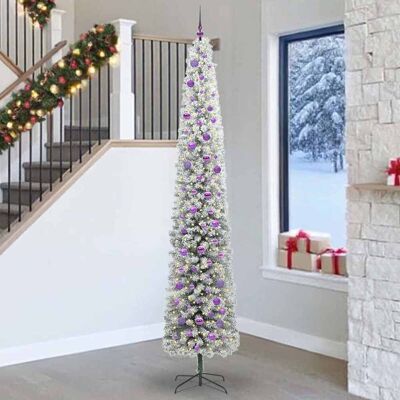 vidaXL Künstlicher Weihnachtsbaum mit 300 LEDs mit Ständer Grün 270 cm - Grün vidaXL Künstlicher Weihnachtsbaum mit 300 LEDs mit Ständer Grün 270 cm - Grün
