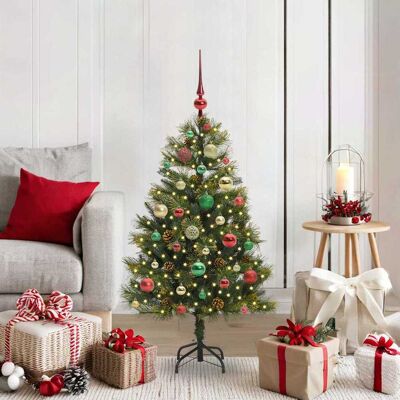 vidaXL Künstlicher klappbarer Weihnachtsbaum mit Tannenzapfen 120 cm - Grün vidaXL Künstlicher klappbarer Weihnachtsbaum mit Tannenzapfen 120 cm - Grün