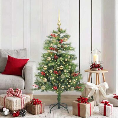 vidaXL Künstlicher Weihnachtsbaum Grün 150 cm PVC und Metall - Grün vidaXL Künstlicher Weihnachtsbaum Grün 150 cm PVC und Metall - Grün