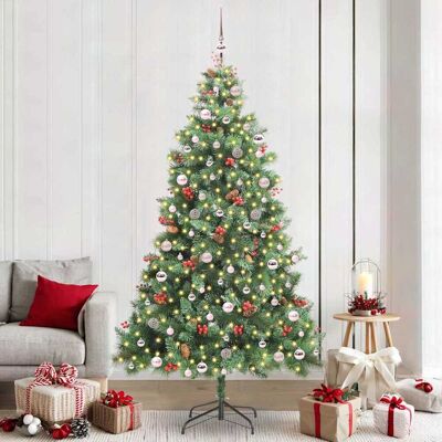 vidaXL Künstlicher Weihnachtsbaum Grün 240 cm PVC und Metall - Grün vidaXL Künstlicher Weihnachtsbaum Grün 240 cm PVC und Metall - Grün