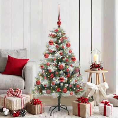 vidaXL Künstlicher Weihnachtsbaum Grün und Weiß 150 cm - Grün vidaXL Künstlicher Weihnachtsbaum Grün und Weiß 150 cm - Grün
