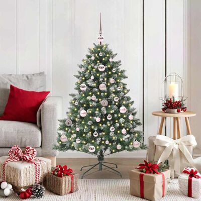 vidaXL Künstlicher Weihnachtsbaum mit 150 LEDs mit Ständer Grün 120 cm - Grün vidaXL Künstlicher Weihnachtsbaum mit 150 LEDs mit Ständer Grün 120 cm - Grün