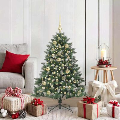 vidaXL Künstlicher Weihnachtsbaum mit 150 LEDs mit Ständer Grün 120 cm - Grün vidaXL Künstlicher Weihnachtsbaum mit 150 LEDs mit Ständer Grün 120 cm - Grün