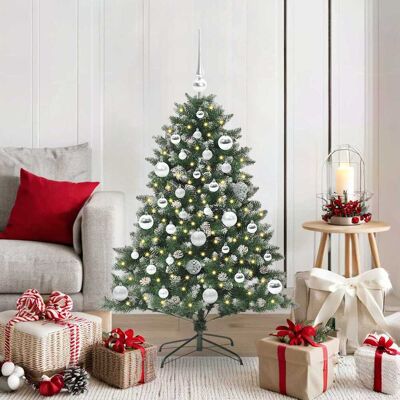 vidaXL Künstlicher Weihnachtsbaum mit 150 LEDs mit Ständer Grün 120 cm - Grün vidaXL Künstlicher Weihnachtsbaum mit 150 LEDs mit Ständer Grün 120 cm - Grün