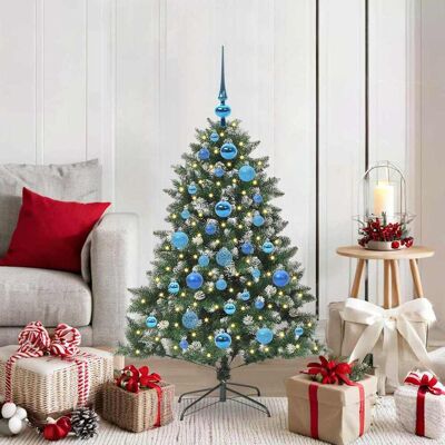 vidaXL Künstlicher Weihnachtsbaum mit 150 LEDs mit Ständer Grün 120 cm - Grün vidaXL Künstlicher Weihnachtsbaum mit 150 LEDs mit Ständer Grün 120 cm - Grün