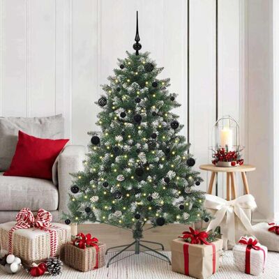 vidaXL Künstlicher Weihnachtsbaum mit 150 LEDs mit Ständer Grün 150 cm - Grün vidaXL Künstlicher Weihnachtsbaum mit 150 LEDs mit Ständer Grün 150 cm - Grün