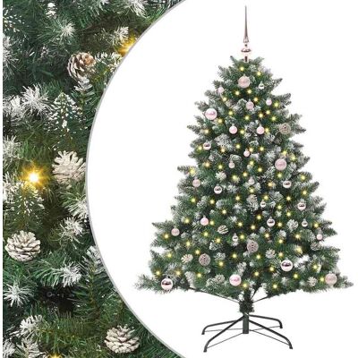vidaXL Künstlicher Weihnachtsbaum mit 150 LEDs mit Ständer Grün 150 cm - Grün vidaXL Künstlicher Weihnachtsbaum mit 150 LEDs mit Ständer Grün 150 cm - Grün