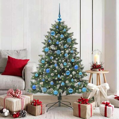 vidaXL Künstlicher Weihnachtsbaum mit 150 LEDs mit Ständer Grün 150 cm - Grün vidaXL Künstlicher Weihnachtsbaum mit 150 LEDs mit Ständer Grün 150 cm - Grün