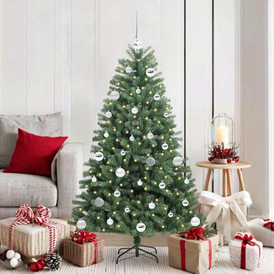 vidaXL Künstlicher klappbarer Weihnachtsbaum mit 150 LEDs Grün 150 cm - Grün vidaXL Künstlicher klappbarer Weihnachtsbaum mit 150 LEDs Grün 150 cm - Grün